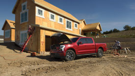 Electric F150 Lightning truck