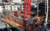 A tower is being built above Boston's South Station