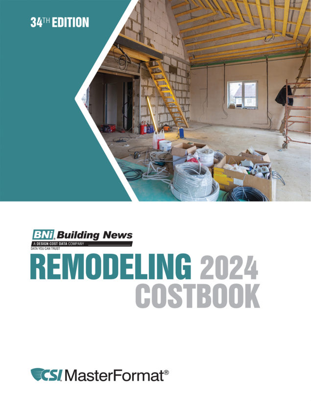 BNi Building News Remodeling Costbook 2024 (Print Edition ...