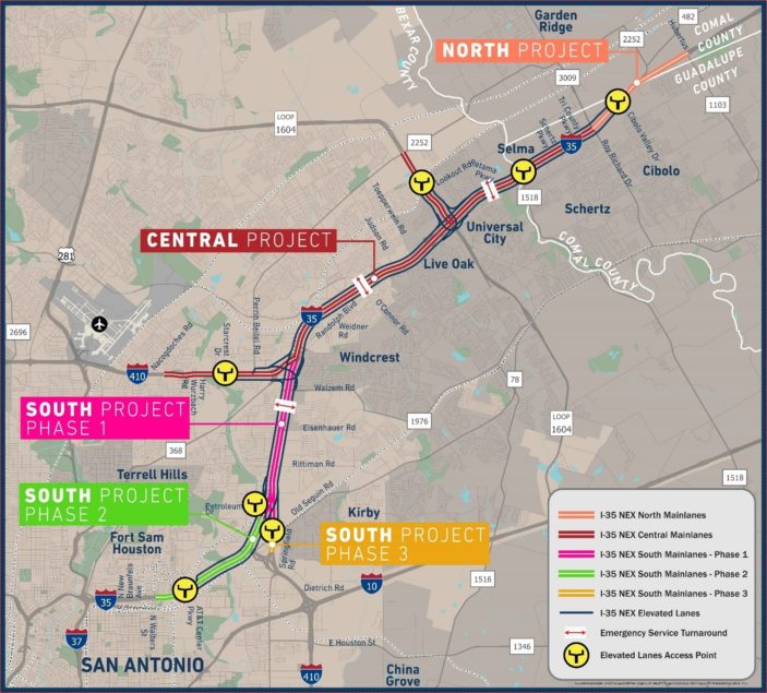 Fluor to Start Work Next Year on I-35 'Congestion Reducer' in San ...