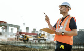 man on a construction site