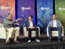 Jack Dangermond, Andrew Anagnost and Adam Horn