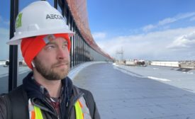 Matt Calvey visits a project at Logan Airport in Boston