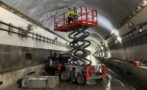 A photo of the Sumner Tunnel construction