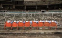 Crews are gearing up to demo RFK stadium in Washington, D.C.