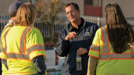 Pestrella guides Public Works crews