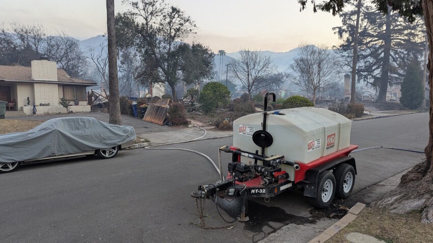 MATT Construction's water truck