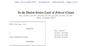 MVL vs. U.S. Ruling