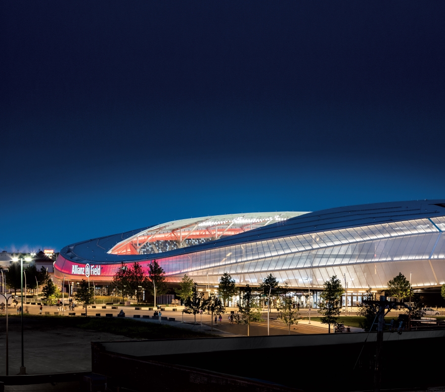 Project of the Year and Best Sports/Entertainment: Allianz Field Lights ...