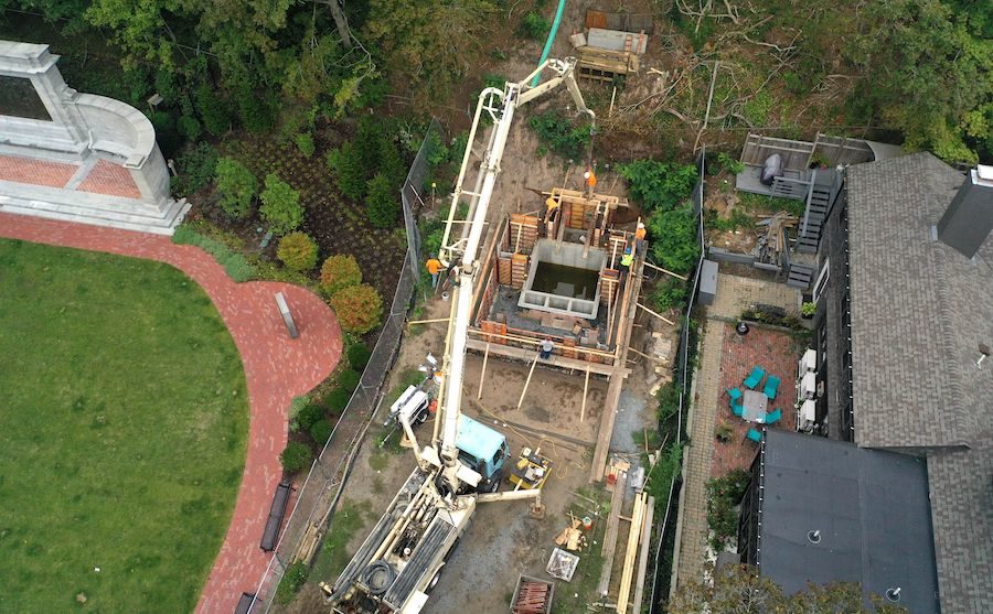 Rare Inclined Elevator Nearly Complete At Pilgrim National Monument 2020 11 25 Engineering News Record