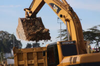 Excavator at Work