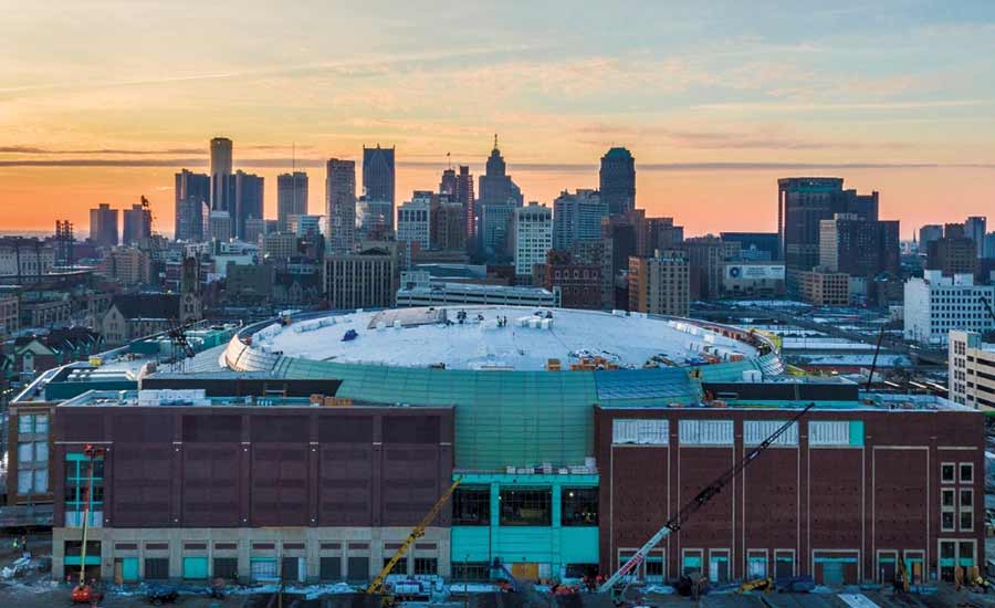 Michigan-Made Detroit-Built Little Caesars Arena – Masonry Magazine
