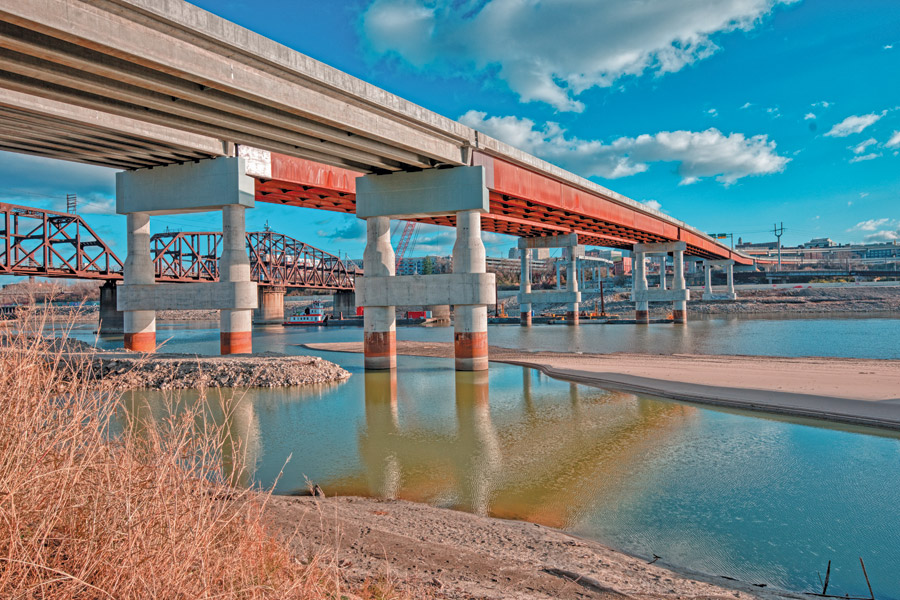 river levels that fluctuated