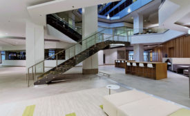 Denver Place lobby stairwell