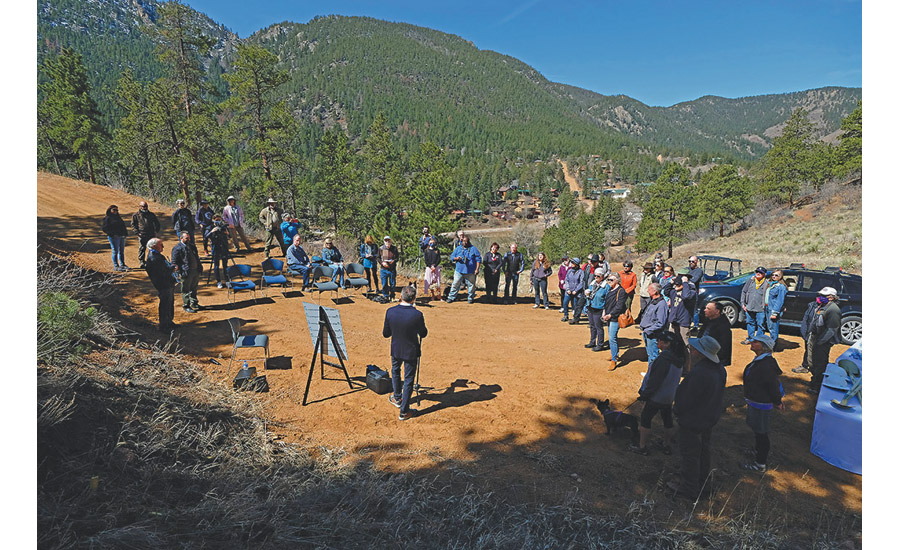 groundbreaking for James Turrell Skyspace