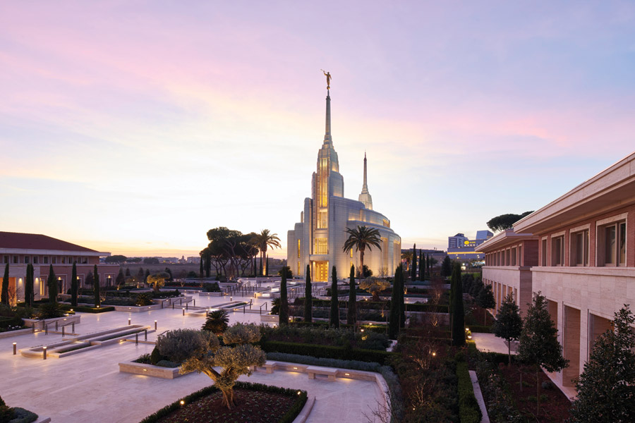 The LDS Temple campus