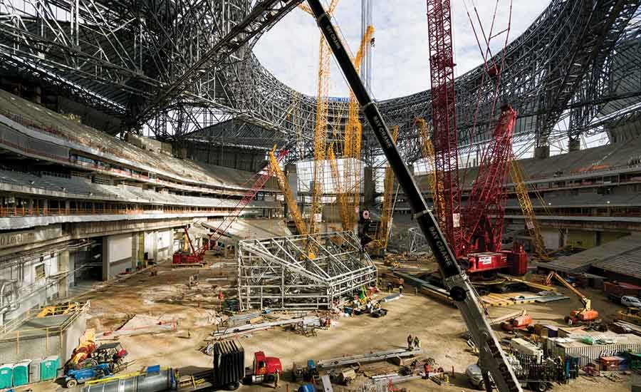 The Agonies of Building Atlanta's Mercedes-Benz Stadium | 2017-07-26 ...