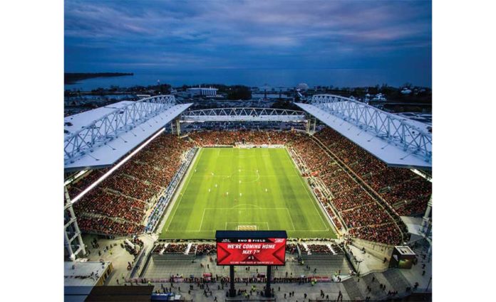 BMO Field, canadian football stadium, Toronto, Ontario, Canada