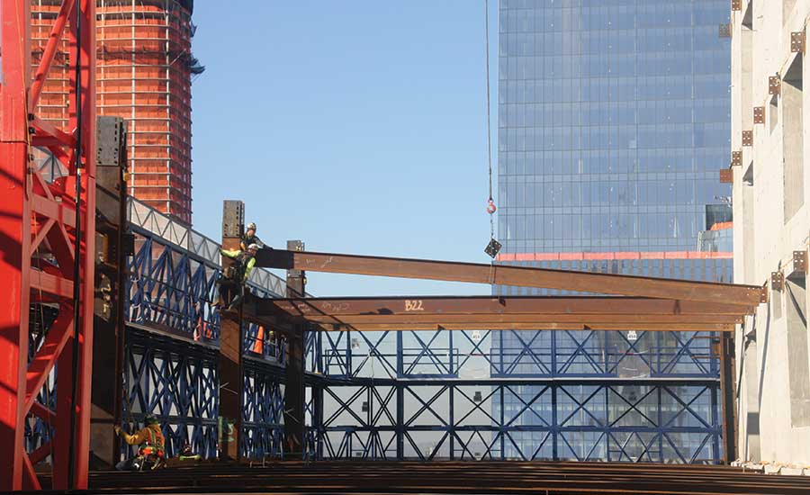 NYC Tower Rises From Within Custom Built Cocoon 2017 12 07 ENR