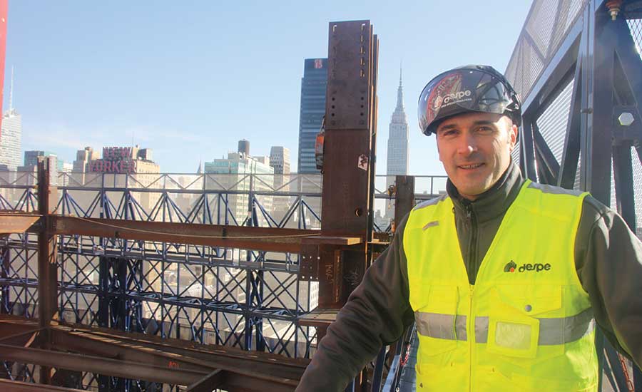 NYC Tower Rises From Within Custom Built Cocoon 2017 12 07 ENR