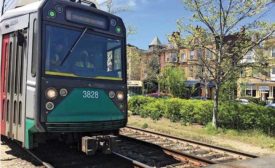 Green Line trolley cars