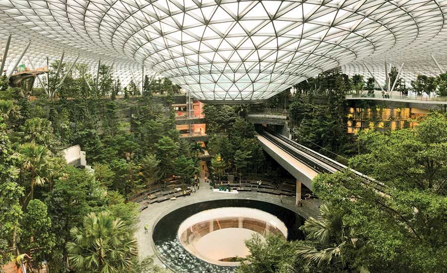 Singapore's Jewel Changi Airport gets the world's tallest indoor