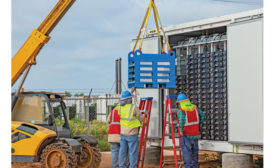 working on the Texas power grid