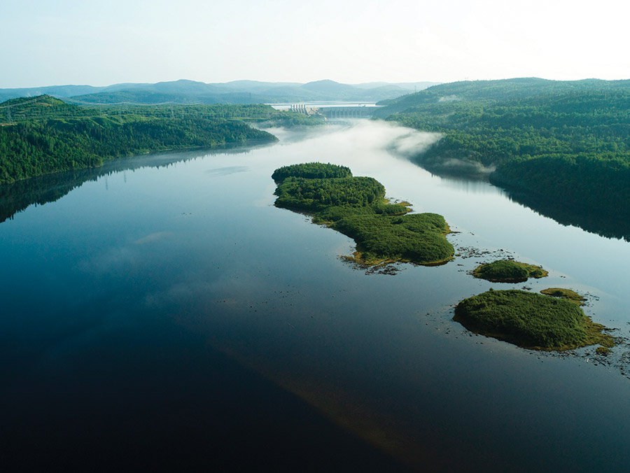 hydro-powered transmission line project