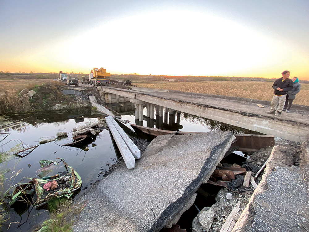 broken bridge