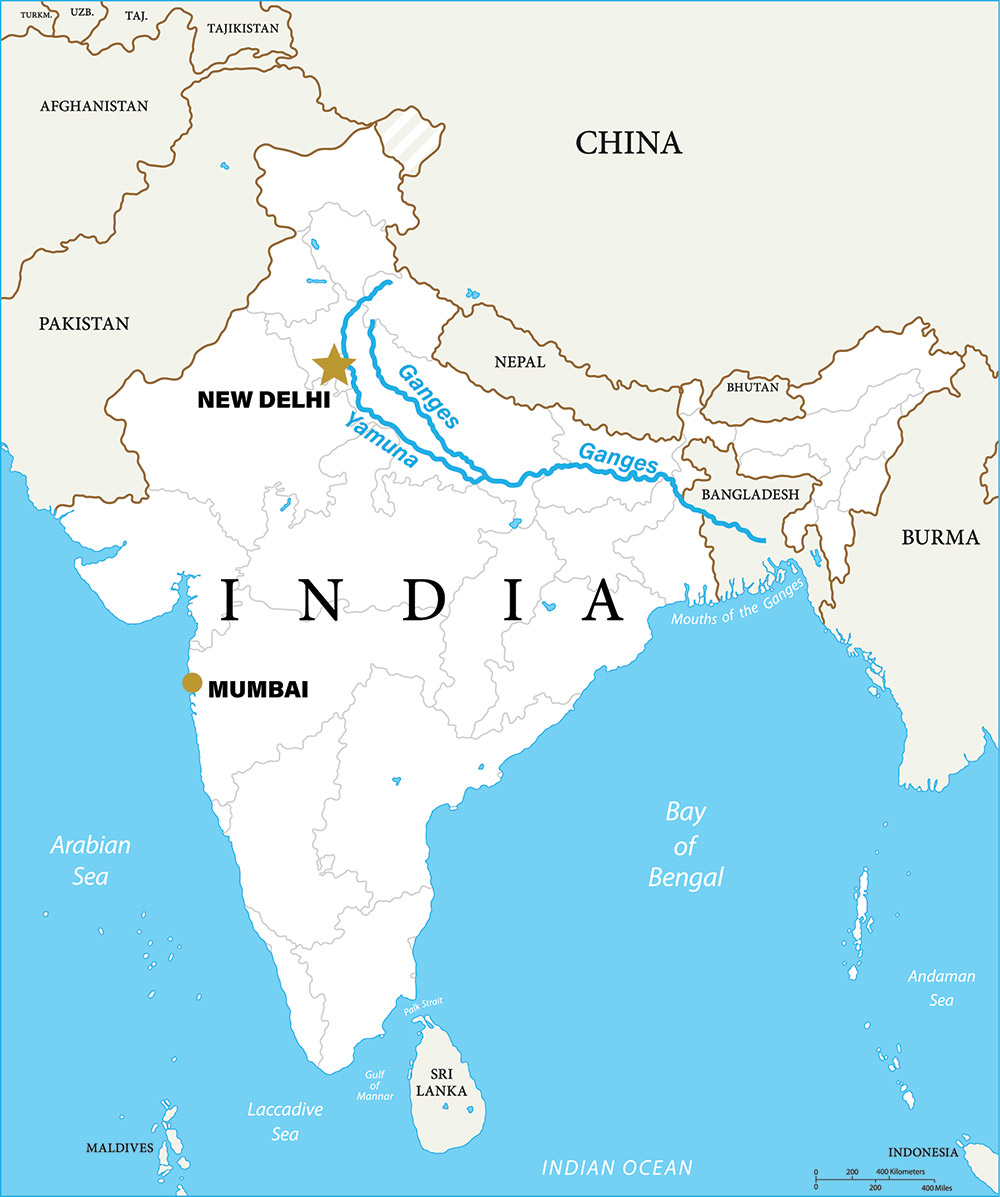 map of India