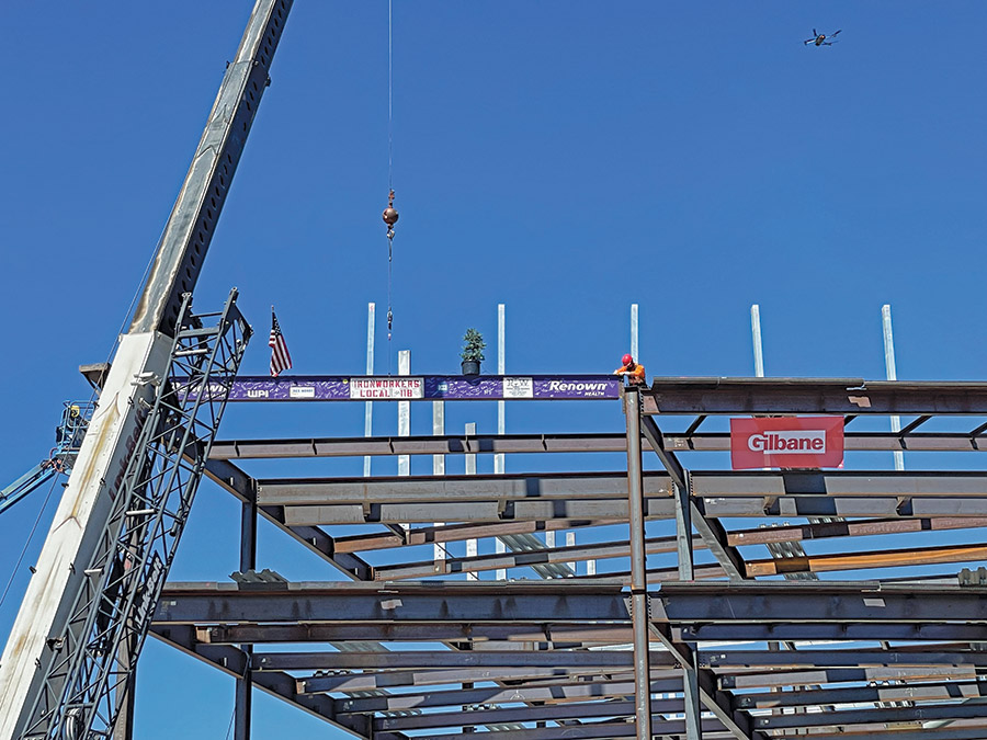 topping out