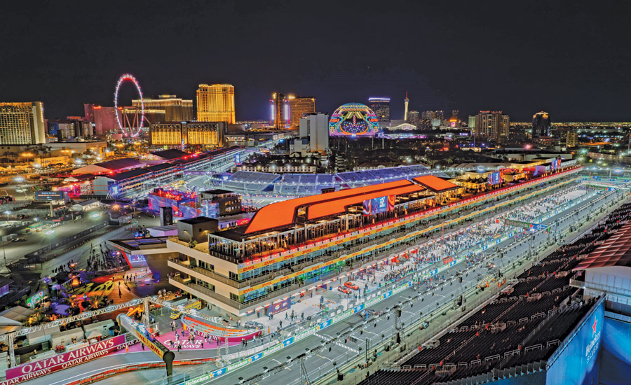 Formula 1 Heineken Silver Las Vegas Grand Prix Pit Building