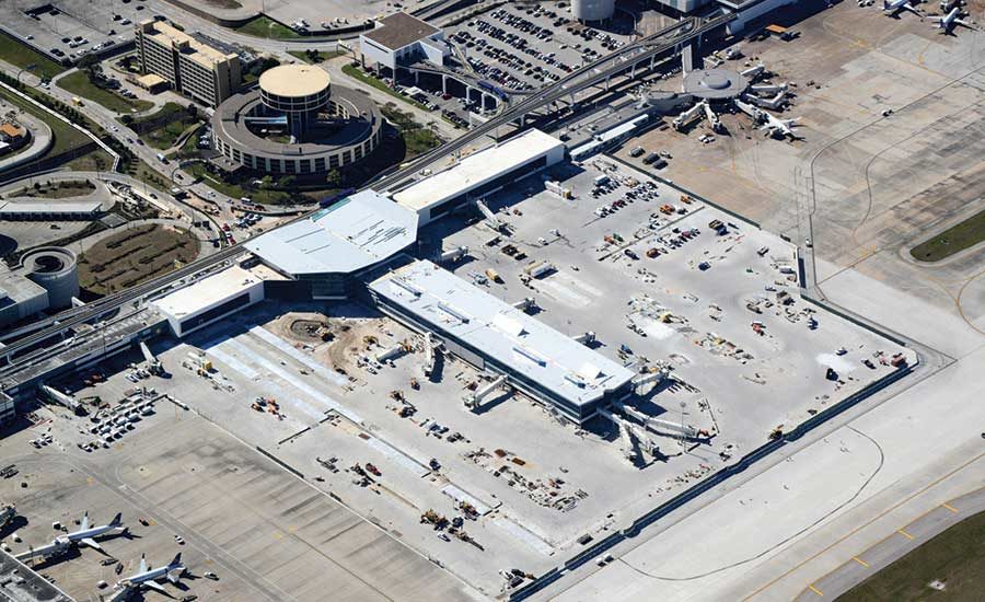 United Airlines Terminal C Airport/Transit Best Project: United Airlines' New Terminal C North At  Houston Intercontinental Airport | 2017-10-18 | Enr | Engineering  News-Record