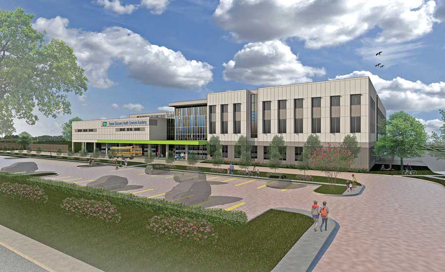 Louisiana High School Is First Step In Creating K 12 Campus 01 27 Engineering News Record