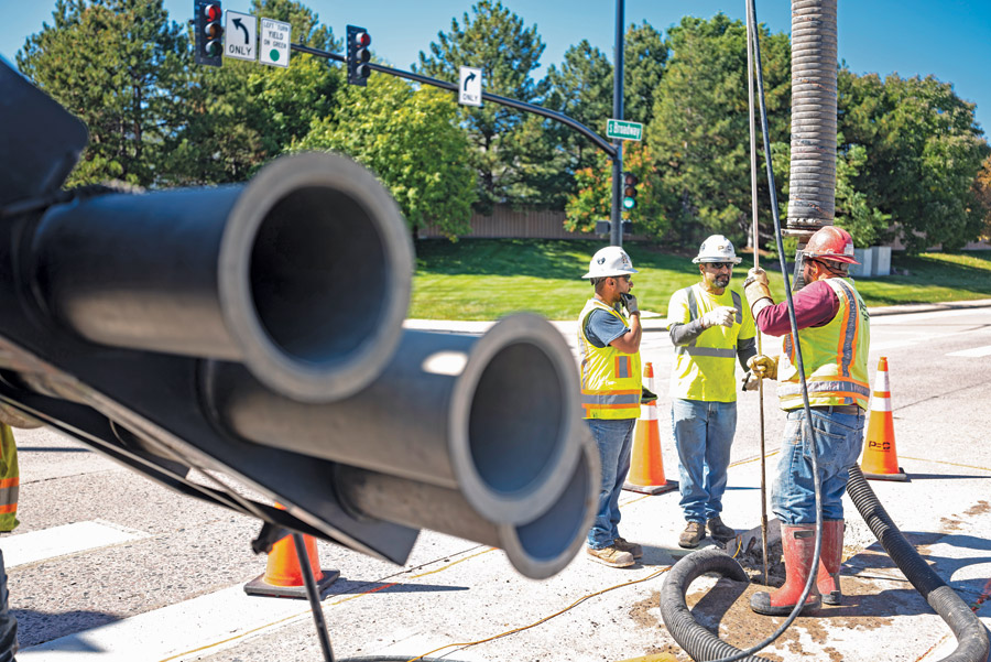 gas line installation