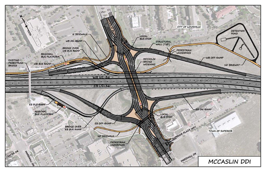 CDOT Completes State’s Second Diverging Diamond Interchange | 2016-01 ...