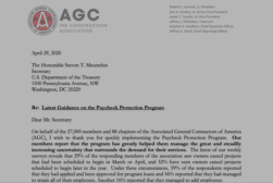 AGC Letter to Mnuchin