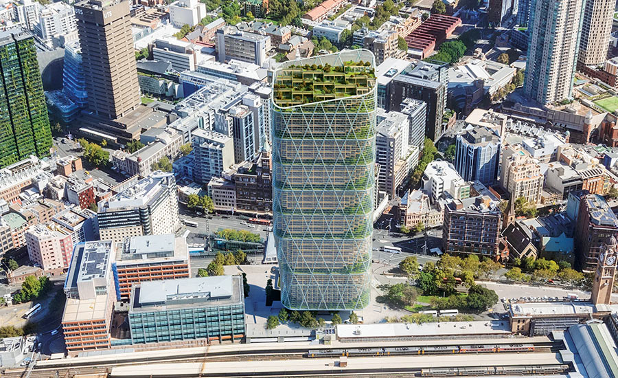 If Built Sydney Building Would Be Worlds Tallest Hybrid Timber