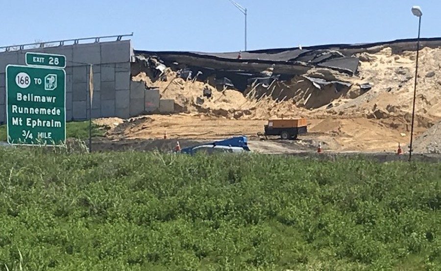 Cause Still Unclear In March Retaining Wall Collapse On 900m Nj Interchange 21 05 18 Engineering News Record