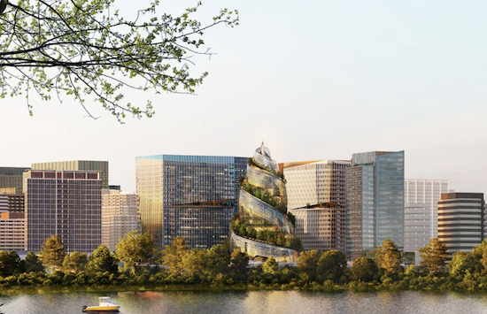 Amazon Unveils Design For Hq2 S Helix Tower In Va Windown Installation Service