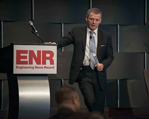 AECOM CEO Mike Burke Talks Trends at 2015 ENR Global Construction Summit 