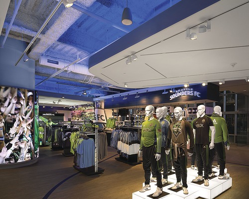 Century Link Pro Shop-Retail for Seahawks+Sounders by ROSSETTI