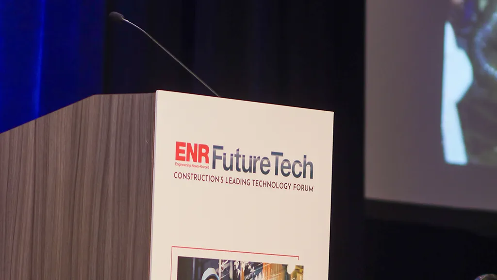 The ENR FutureTech podium