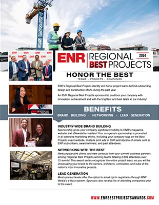 Download ENR's Regional Best Projects Award Prospectus