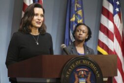 Governor Gretchen Whitmer and Dr. Joneigh Khaldun