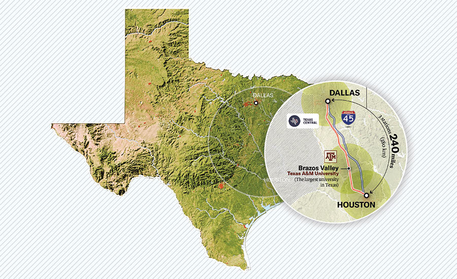 Final Agreement Signed for $16B Texas High-Speed Rail Project  2021-06 