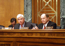 Dodd (left) and Shelby voted for seven-year bill.