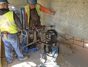 Concrete Drill Jig Makes Work Less Painful | 2012-11-28 | ENR ...